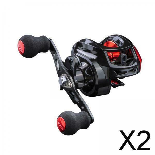 2X Baitcasting Reels 7.2:1 Gear Ratio Fishing Reel 8kg Max Drag Right Hand