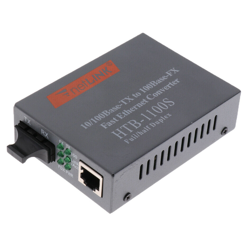 Fiber optic converter HTB 1100s 10 / 100Mbps Ethernet single mode 25KM