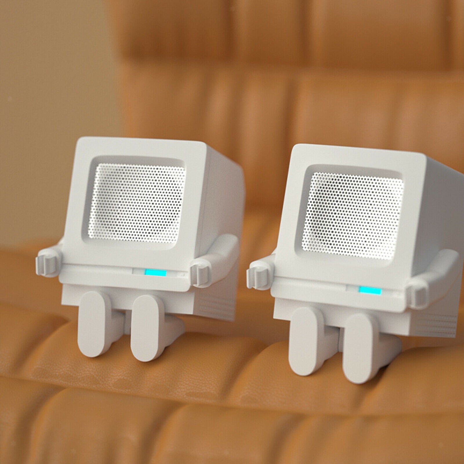 Cute Bluetooth Speaker Wireless Stereo Sound Desktop Robot Audio Laptops