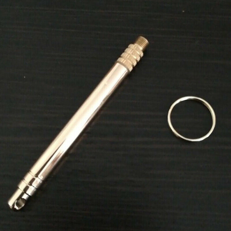 Titanium Outdoor Multifunctional Toothpick Bottle Fruit Fork Camping Toot.l8