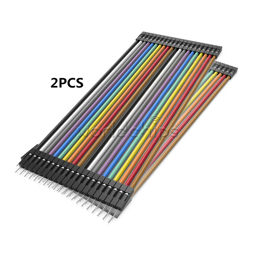 2PCS 40pcs 20cm male to female Dupont cables Jumper Cable for breadboard Arduino
