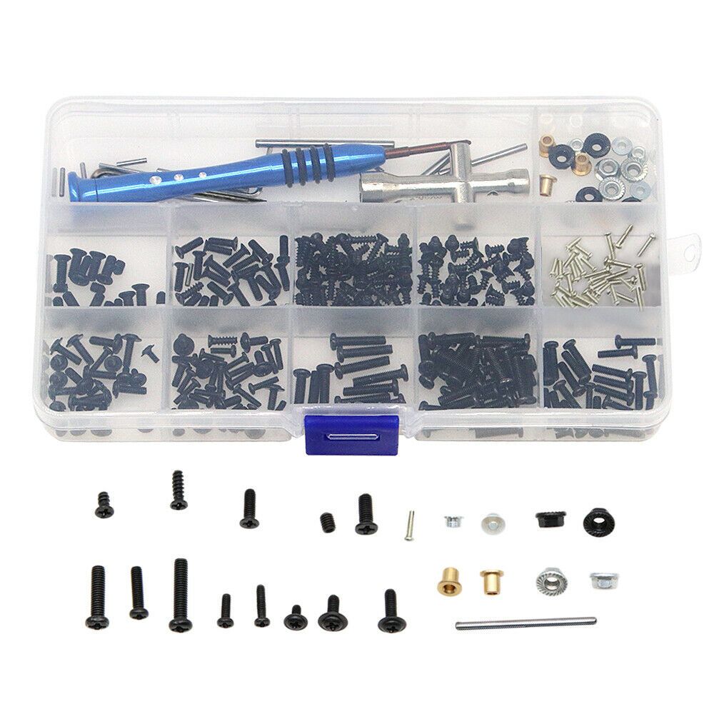 5 Sets Screws Bolt Repair Tool Box for Wltoys 1/14 144001 Replacement Parts