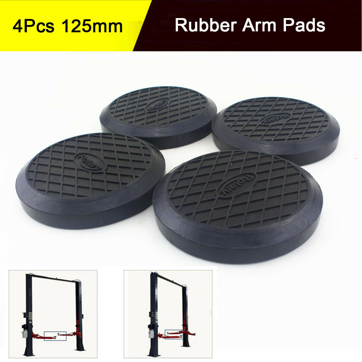 Universal 4Pcs 125mm Rubber Arm Pads lift Pad For Auto Lift Car Auto Truck Hoist