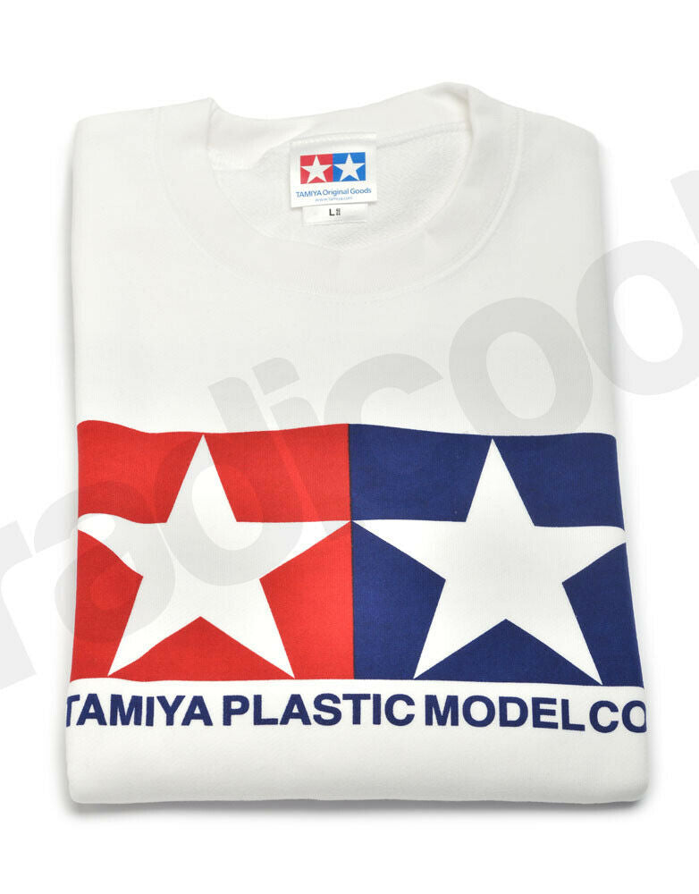 66859 New Official Tamiya White Jumper Sweatshirt Size XL EXTRA-LARGE