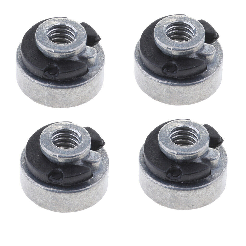 4pcs Metal Fender Seat Nut Rear Solo Seat Bolt for 1996-2017 1/4-20 Thread