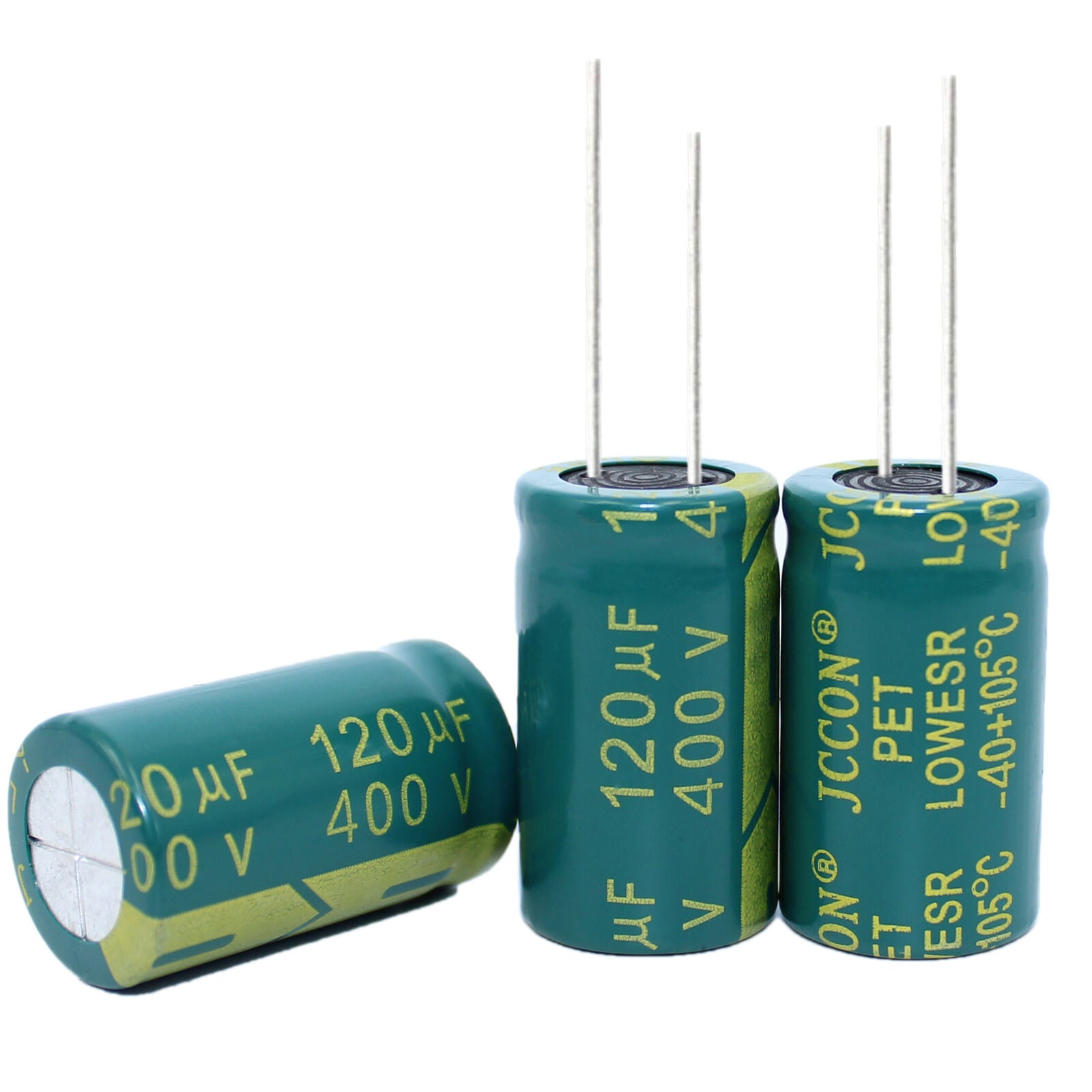 5pcs 400V 120uf Aluminum electrolytic capacitor Switching power adapter 18x30mm