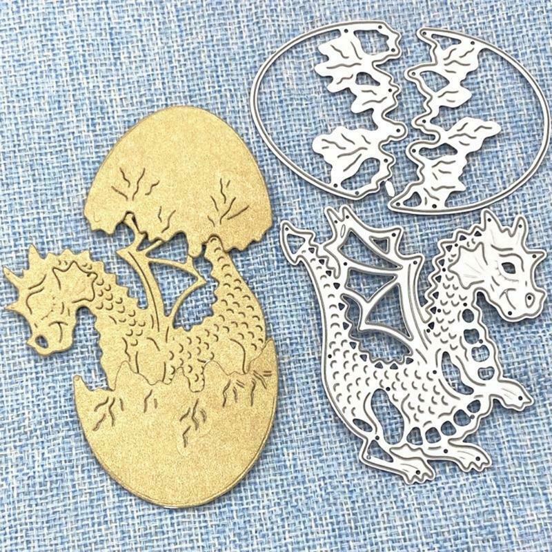 Pterodactyl with Broken Egg Carbon Steel Cutting Dies DIY Scrapbooking Photo