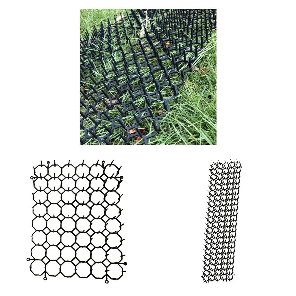 2pcs Cats Pet Scat Mat Repellent Spikes Mats Prevents Pet Away For Flower