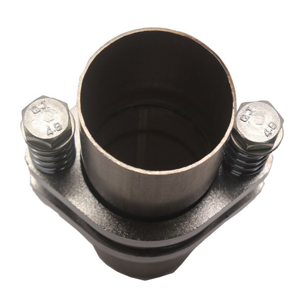 1pc 2" OD Universal Quick Fix Exhaust Triangle Flange Repair Pipe Kit