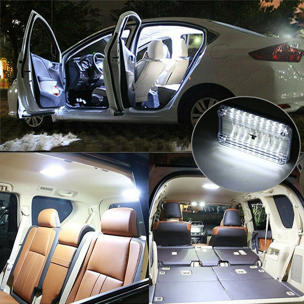 2PCS 12V 36 LED Car Vehicle Interior Dome Roof Ceiling Reading Trunk Lights Lamp