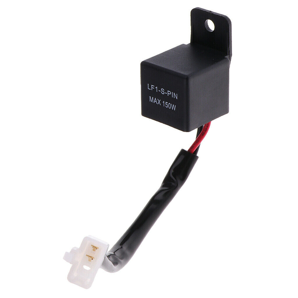 Speed Adjustable LED Flasher Relay Motorcycle Turn Signal Indicator
