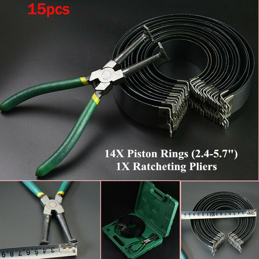 Car Repair Tools With 14X Piston Rings Disassembly Tool Widening Assembly Pliers