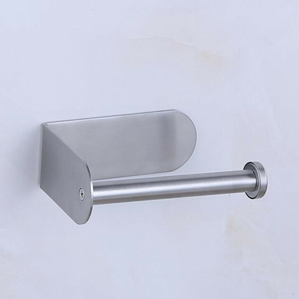2PC Self Adhesive Tissue Holder Paper Roll Clothes Hanger Clips Organizer