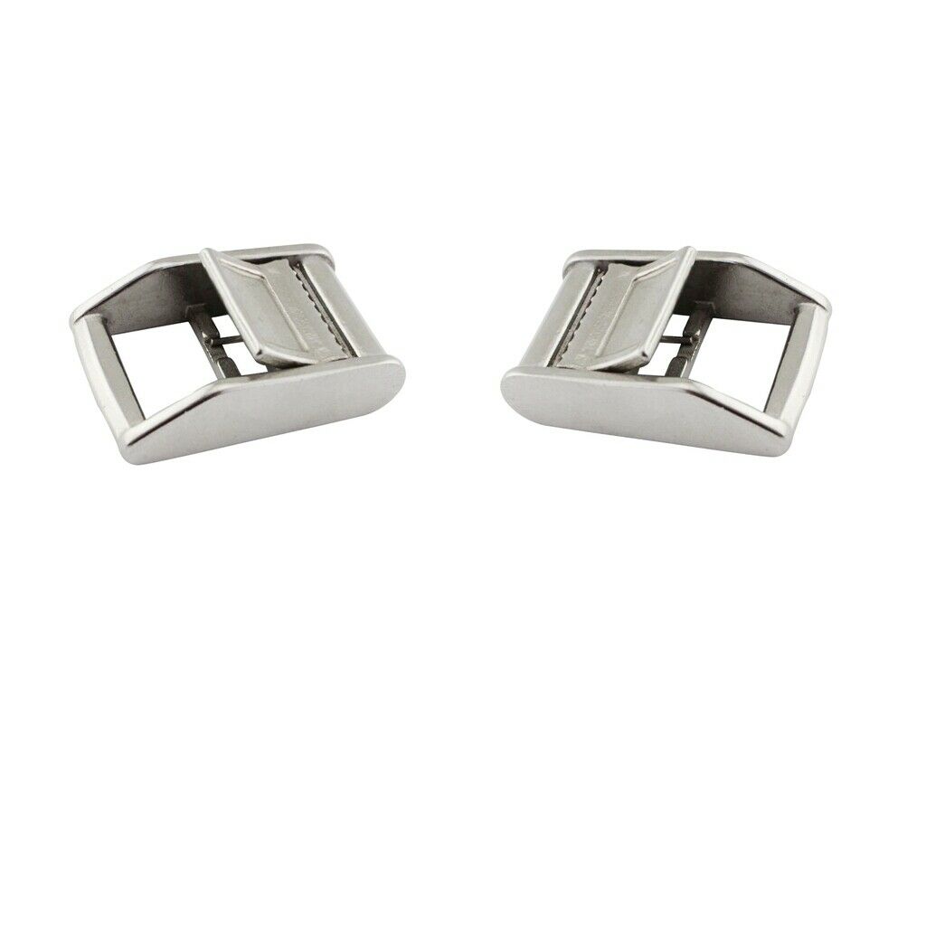 2 Pieces 25mm 1" Roof Rack Cam Buckle Lashing Tie Down Strap Buckle