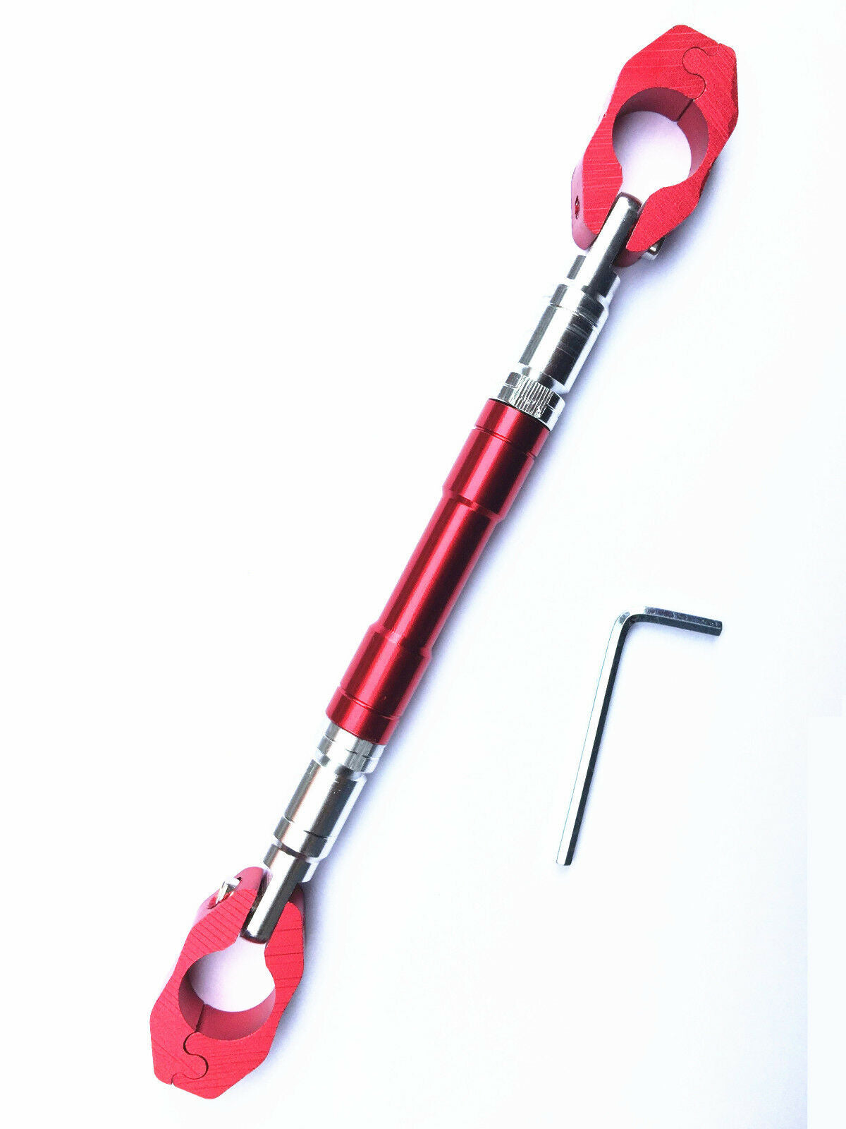 Red Sport Bike 7/8" Handlebar Adjustable Cross Strengthen Lever Balance Bar CBR