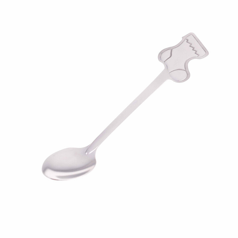 Christmas Spoon Stainless Steel Coffee Spoon Mini Tea Spoon Kids Dessert .l8