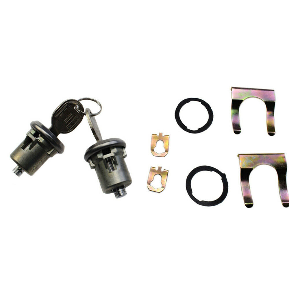 2Pcs Car Door Lock Cylinder Set For Chevy Chevrolet GMC Truck SUV Buick Cadillac