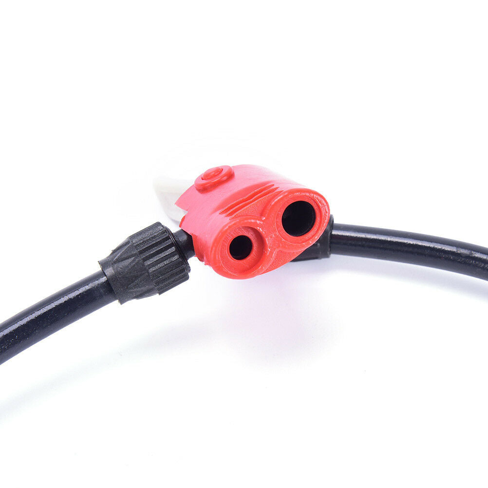 Bike Tyre Hand Air Pump Inflator Replacement Hose Tube Rubber Bicycle huSJCA