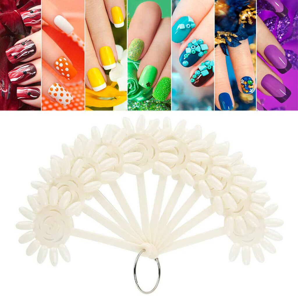 240 Packs Plastic Nail Practice Training Sticks Polish Display Board Wheel