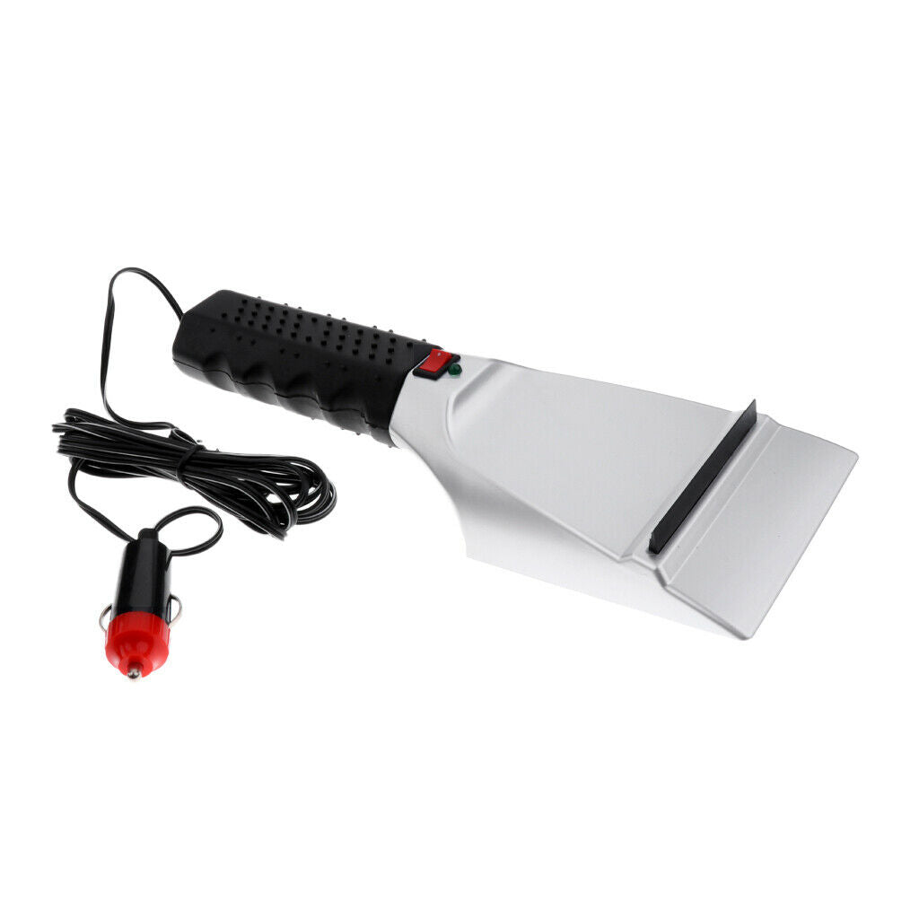 Vehicle Car Snow Shovel Scraper 12V Cigarette Lighter Type Heatable