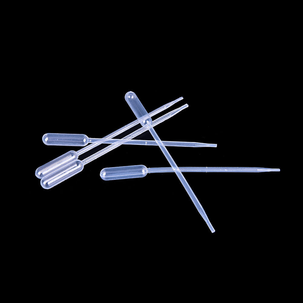 100Pcs 0.5Ml Disposable Polyethylene Eye Dropper Transfer Graduated Pipettes  Kt