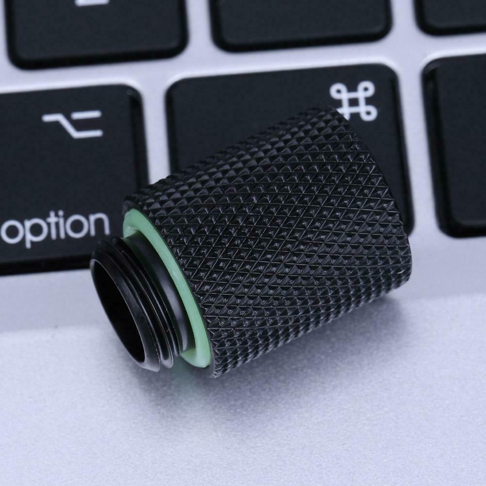20mm G1/4 Thread for Liquid PC Water Cooling Tube Base Extender Fittings Adapter