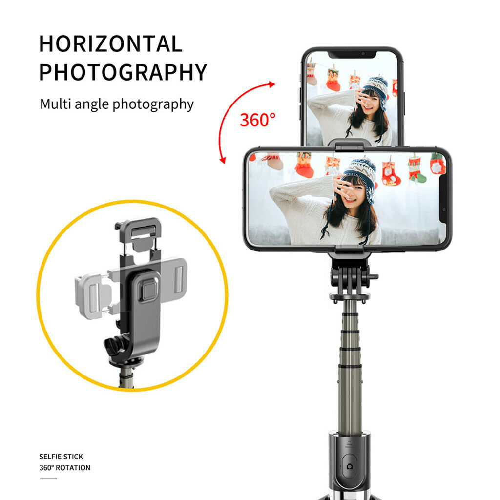 Extendable Selfie Stick Tripod Bluetooth Remote Control Shutter for Phone