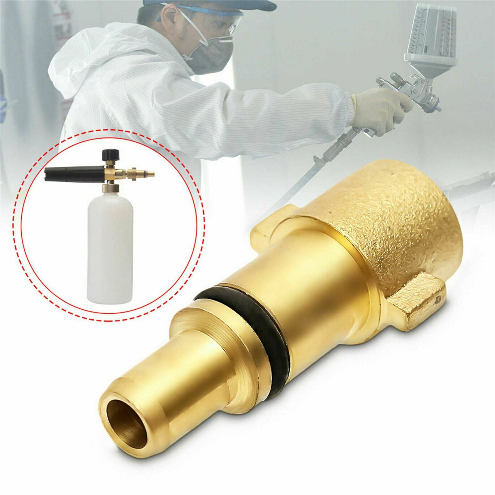1/4'' Pressure Washer Snow Foam Lance Adapter Bayonet Connector Nilfisk Kew Alto