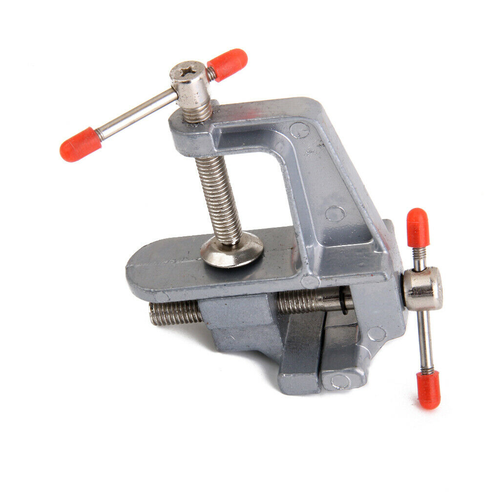 Mini Home Aluminum Hobby Jewelry Clips On Table Bench Vise Tool Vise