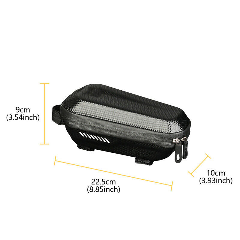 1PC Mountain Bike Bicycle Riding Hard Shell Bag Front Beam Upper Tube Waterproof