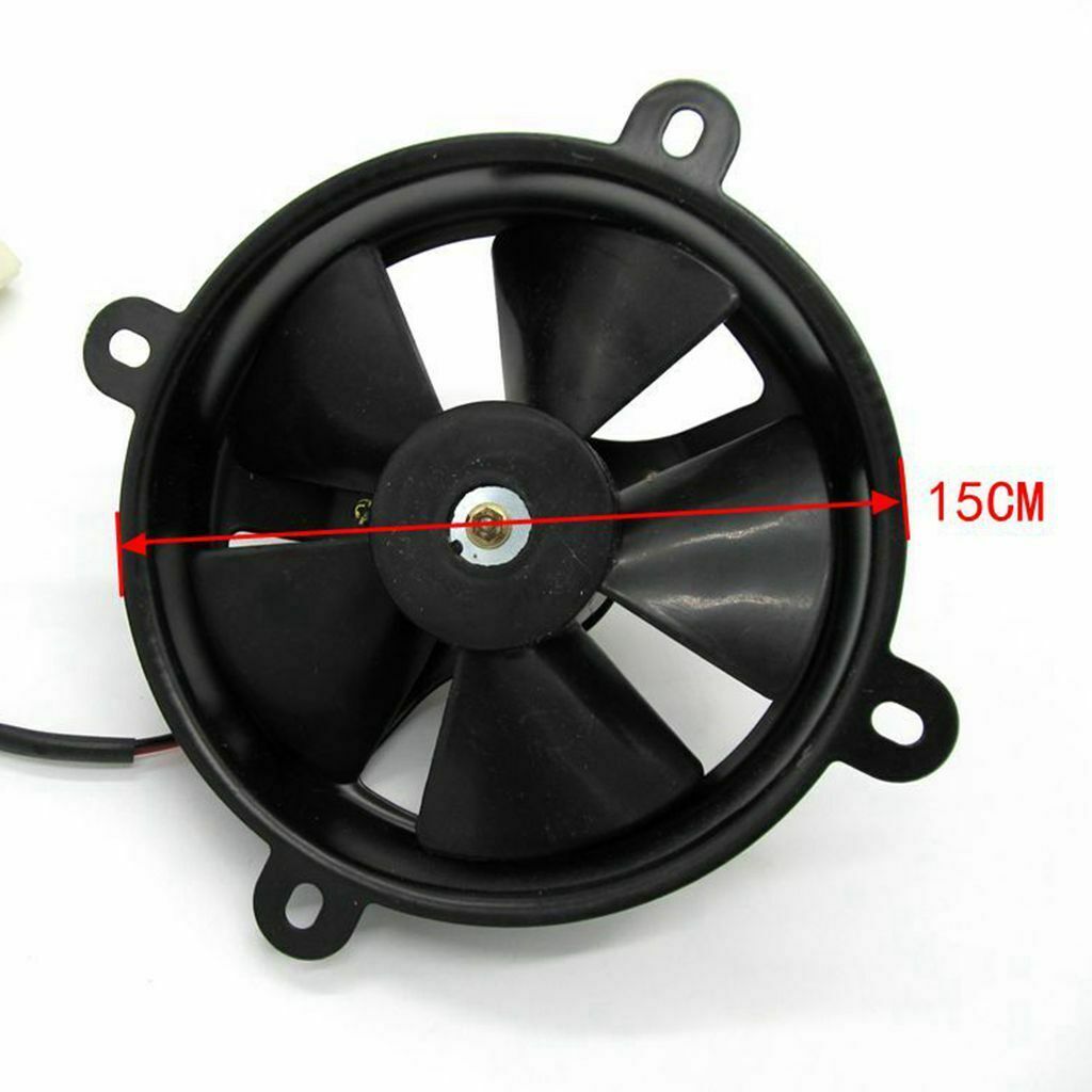 Radiator Thermo Electric Cooling Fan for 150cc 250cc ATV Go Kart