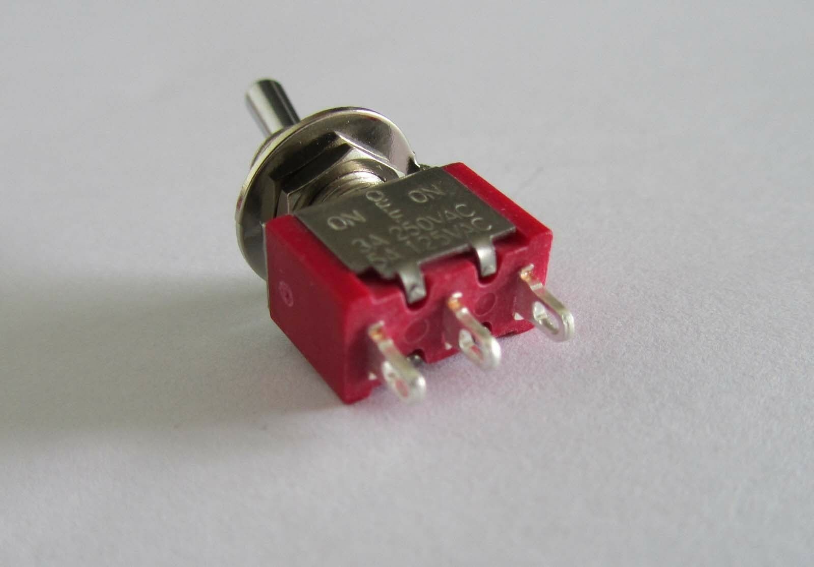 3x SPDT 3 Position ON OFF ON Guitar Mini Toggle Switch SALECOM Car/Boat Switches