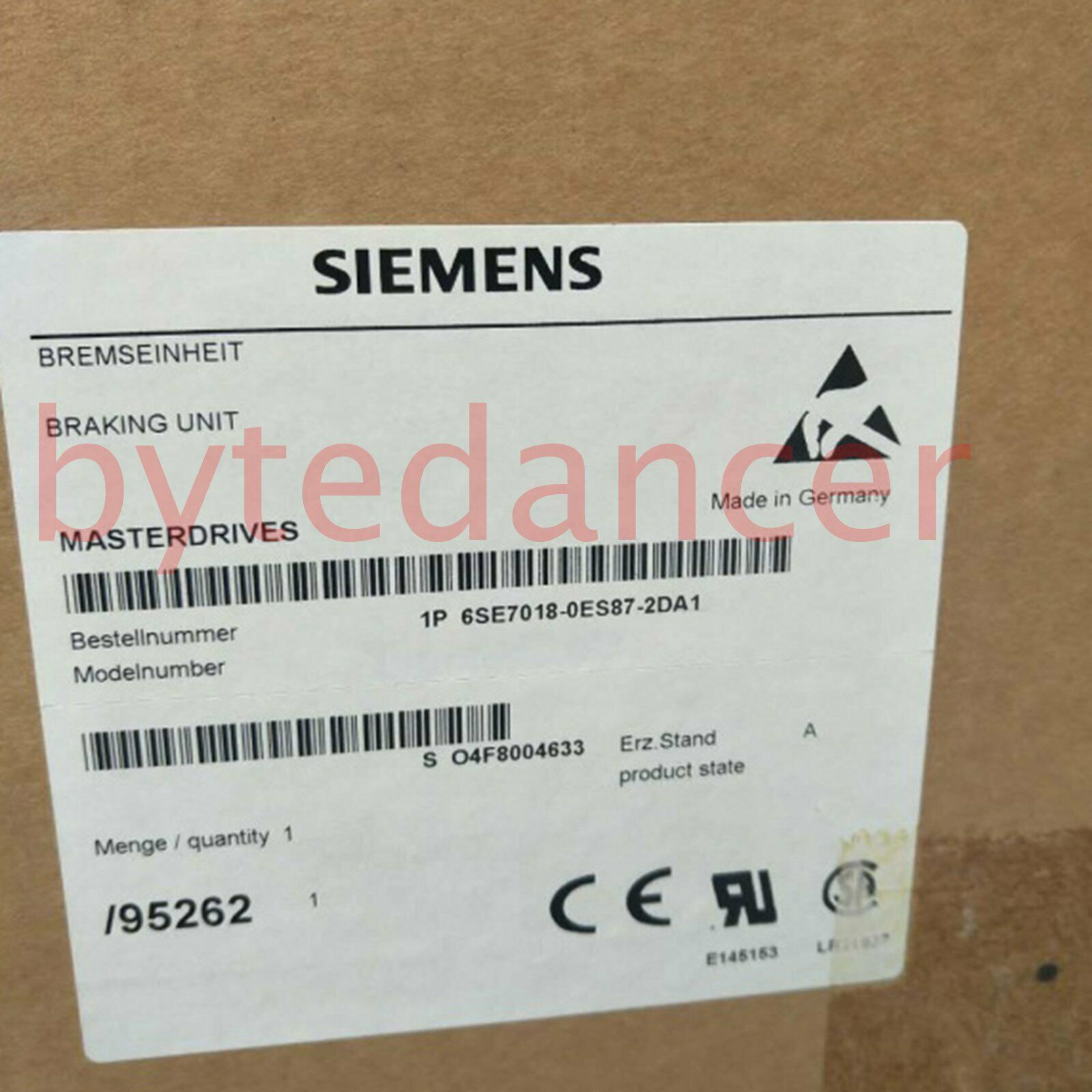 1PC New 6SE7018-0ES87-2DA1-Z Z=M08 1 year warranty Fast  SM9T
