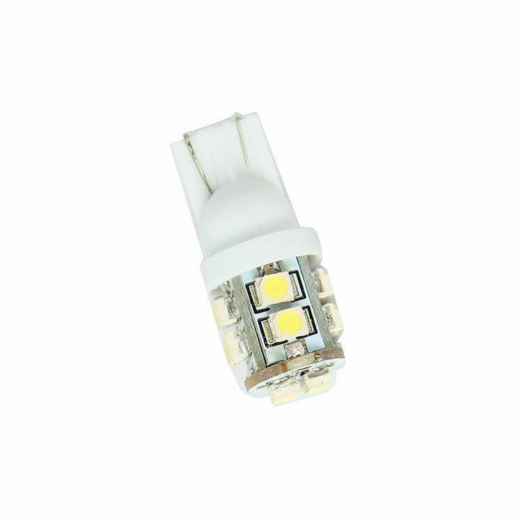 10PCS Bombilla T10 1210 10SMD White Car LED Light Lamp Bulbs - 194,168,2825, W5W