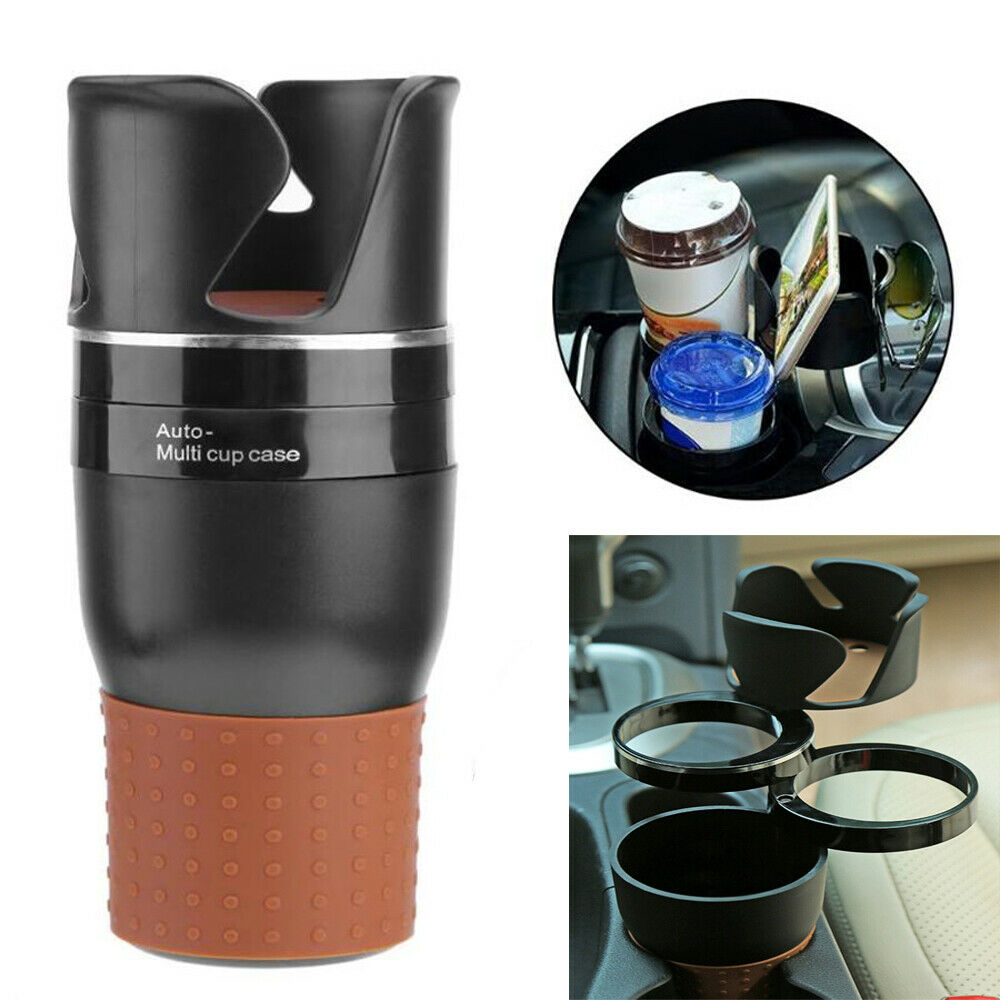 Multi-Function Car Cup Holder Coins Keys Organizer Box Drinks Holder Adjustable