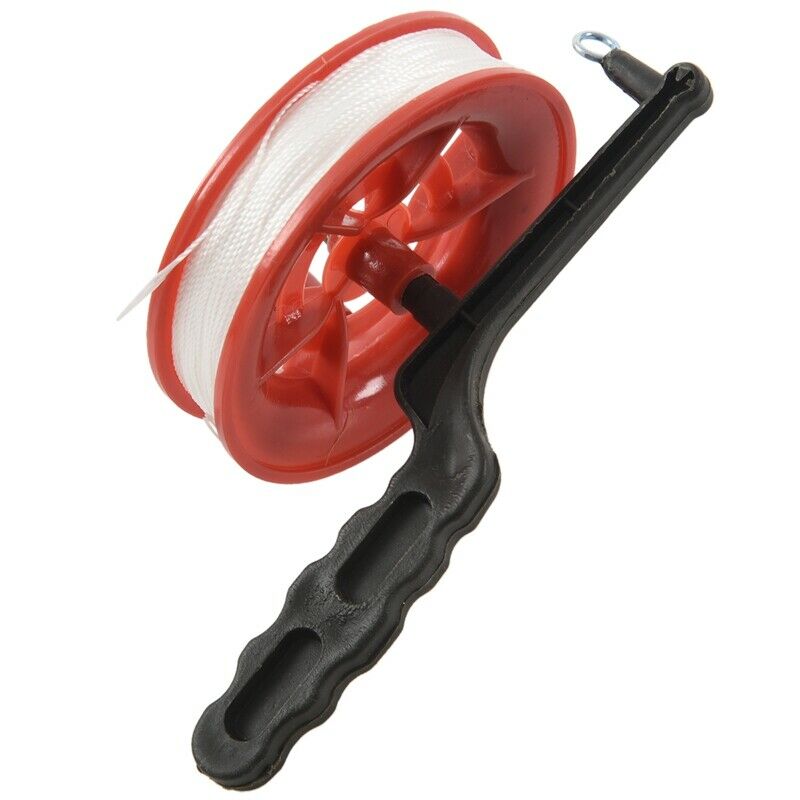 100M Twisted St Line Red Wheel Kite Reel Winder E8Z4Z4