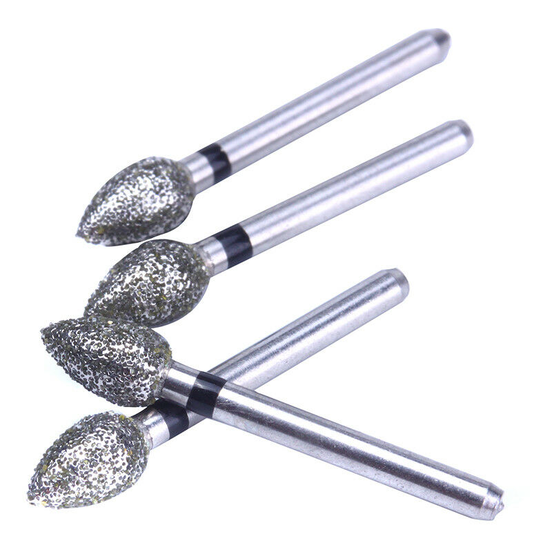 100 Kits AZDENT Dental Diamond Burs FO-27S Flame Tip for High Speed Handpiece