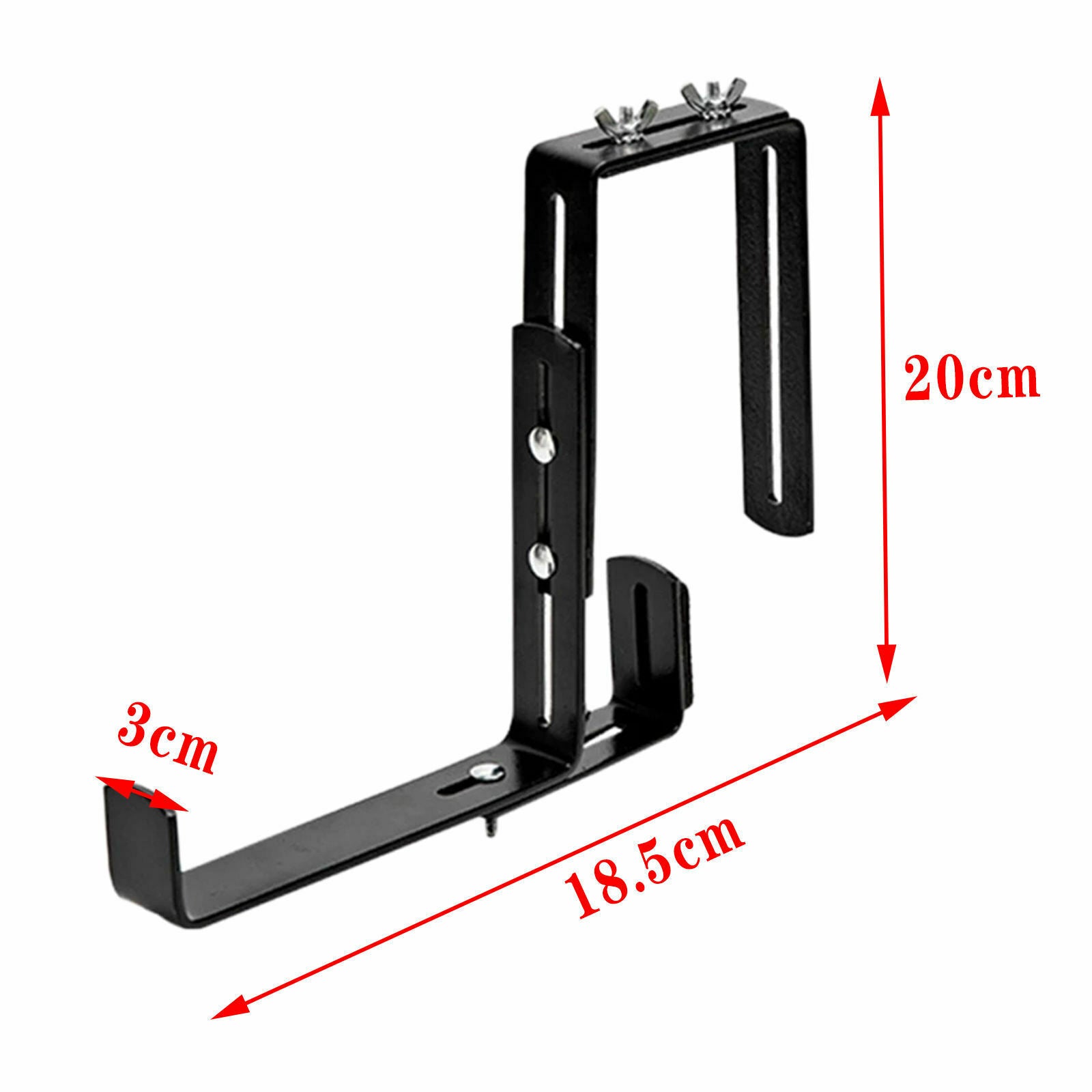 Hanging Plant Hanger Max Load 15kg Wall Hooks Flower Box Holder for Garden