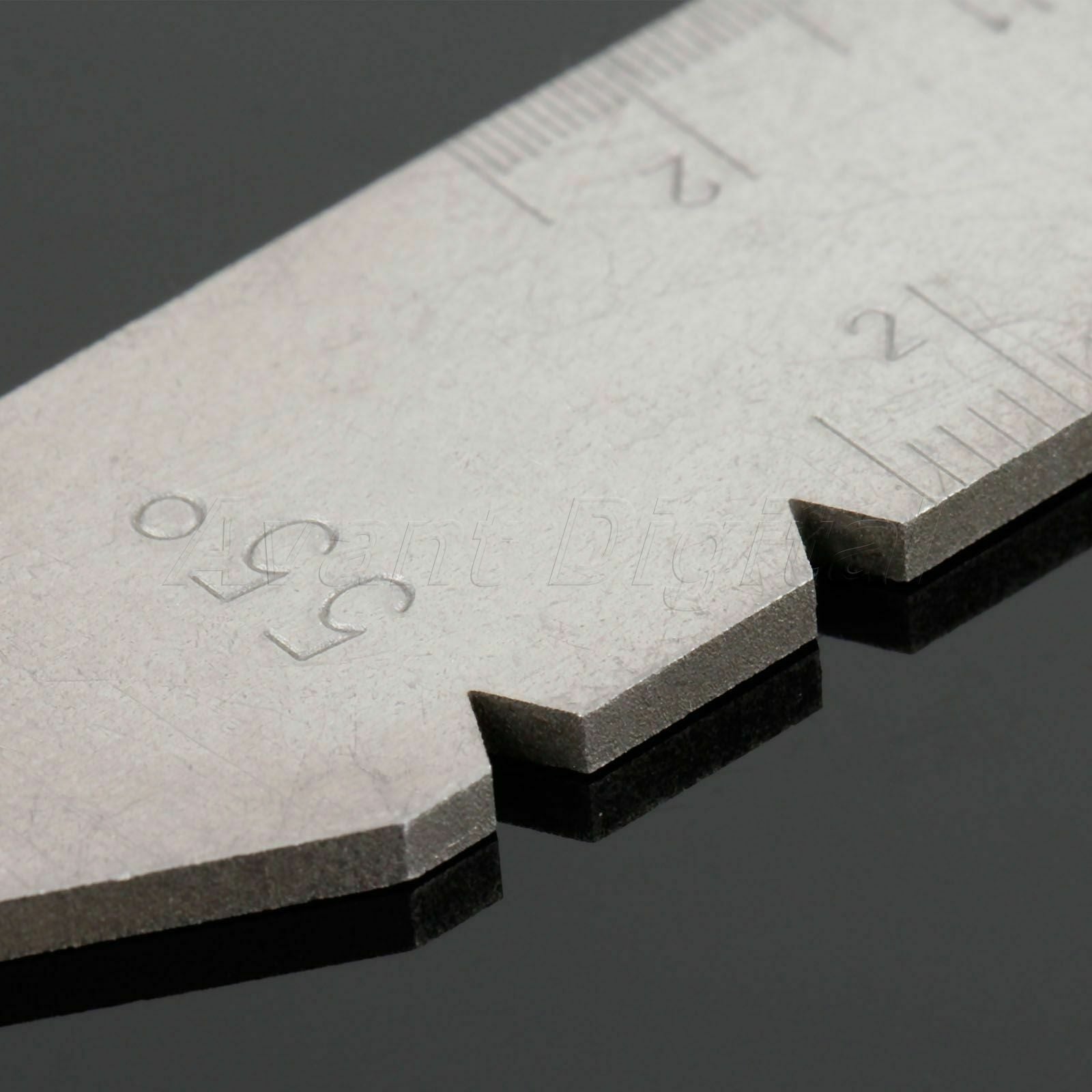 New Thread Measuring Gauge Centering Gauge 55&60° Inch & Metric Measuring Tool