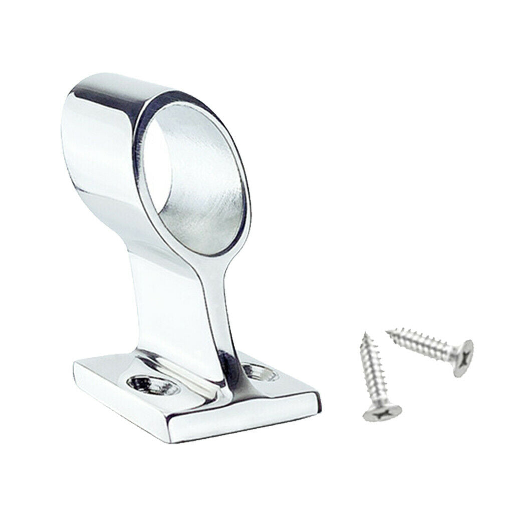 7/8inch Stainless Steel Boat Handrail Holder Fitting Bracket Support 60 Degree
