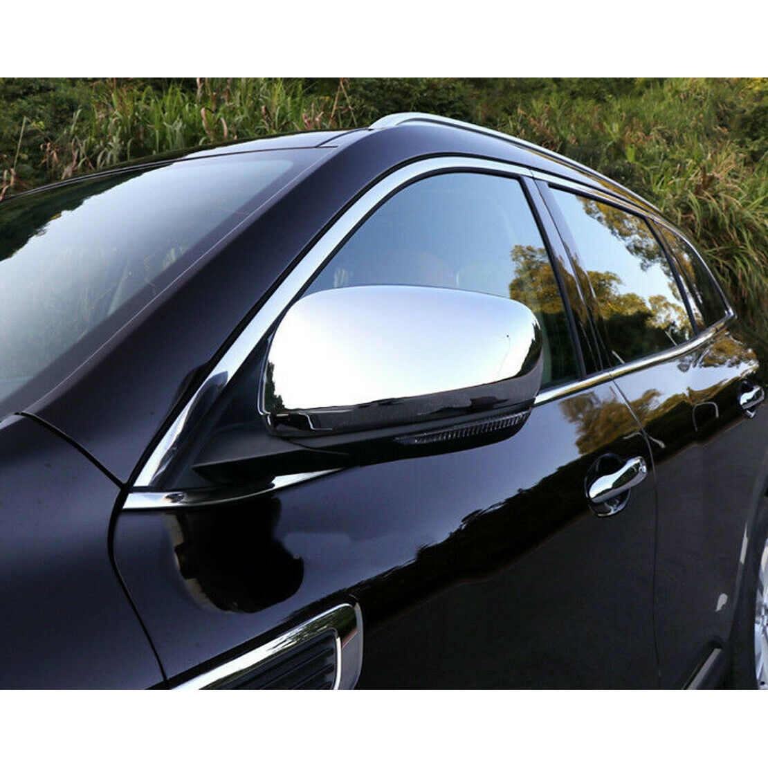 Chrome Side Mirror Cover Caps Fits For Renault Kadjar 2015 2016 2017