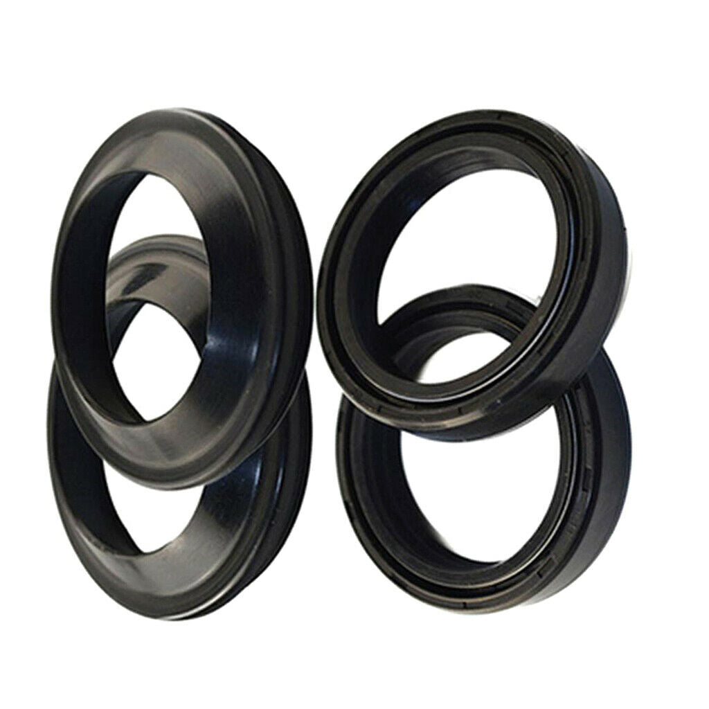 41x 54x 11mm Front Fork Shock Damper Oil Seal & Dust Seal Kit, Black