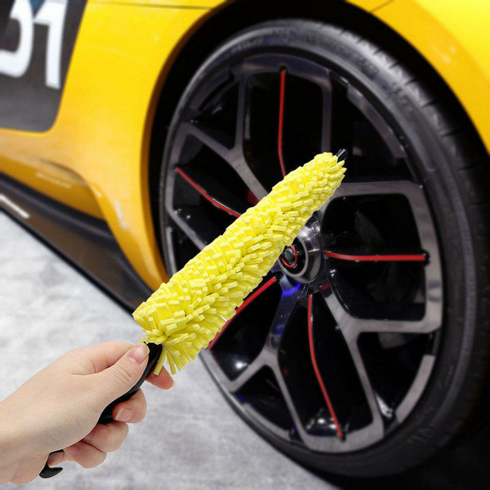 Hot Wheel Sponge Brush Tire Rim Scrub Car Wash Washing Cleaning Tool Supply AU