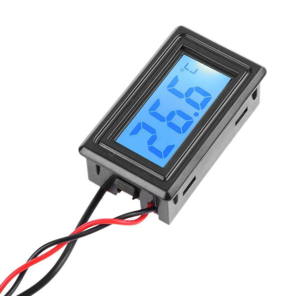 LED Digital Thermometer 3 Way Flow Meter for PC Water Cooling Liquid Systems