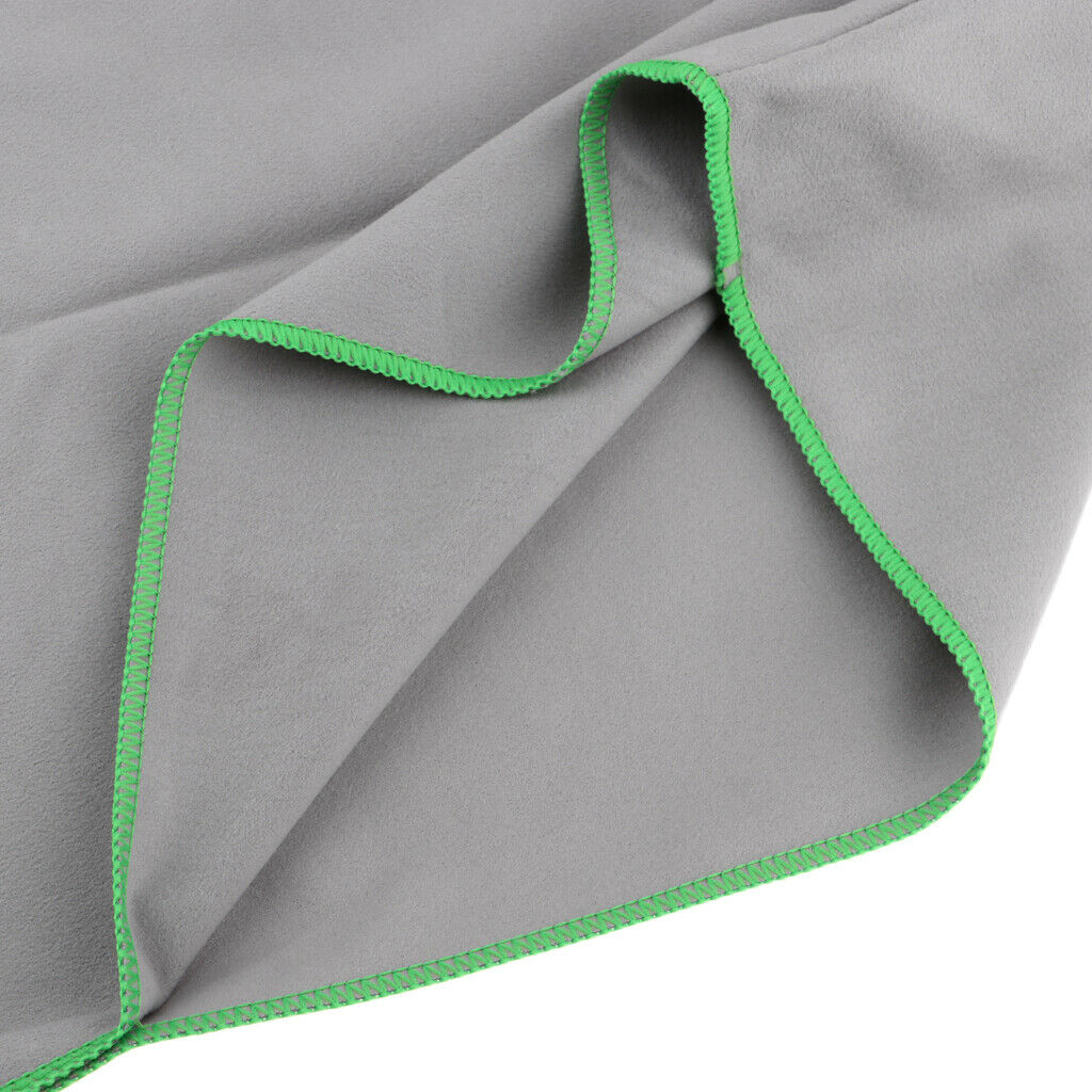 Quick-Dry Surf Beach Wetsuit Changing Towel Bath Robe Poncho w/ Hood Gray