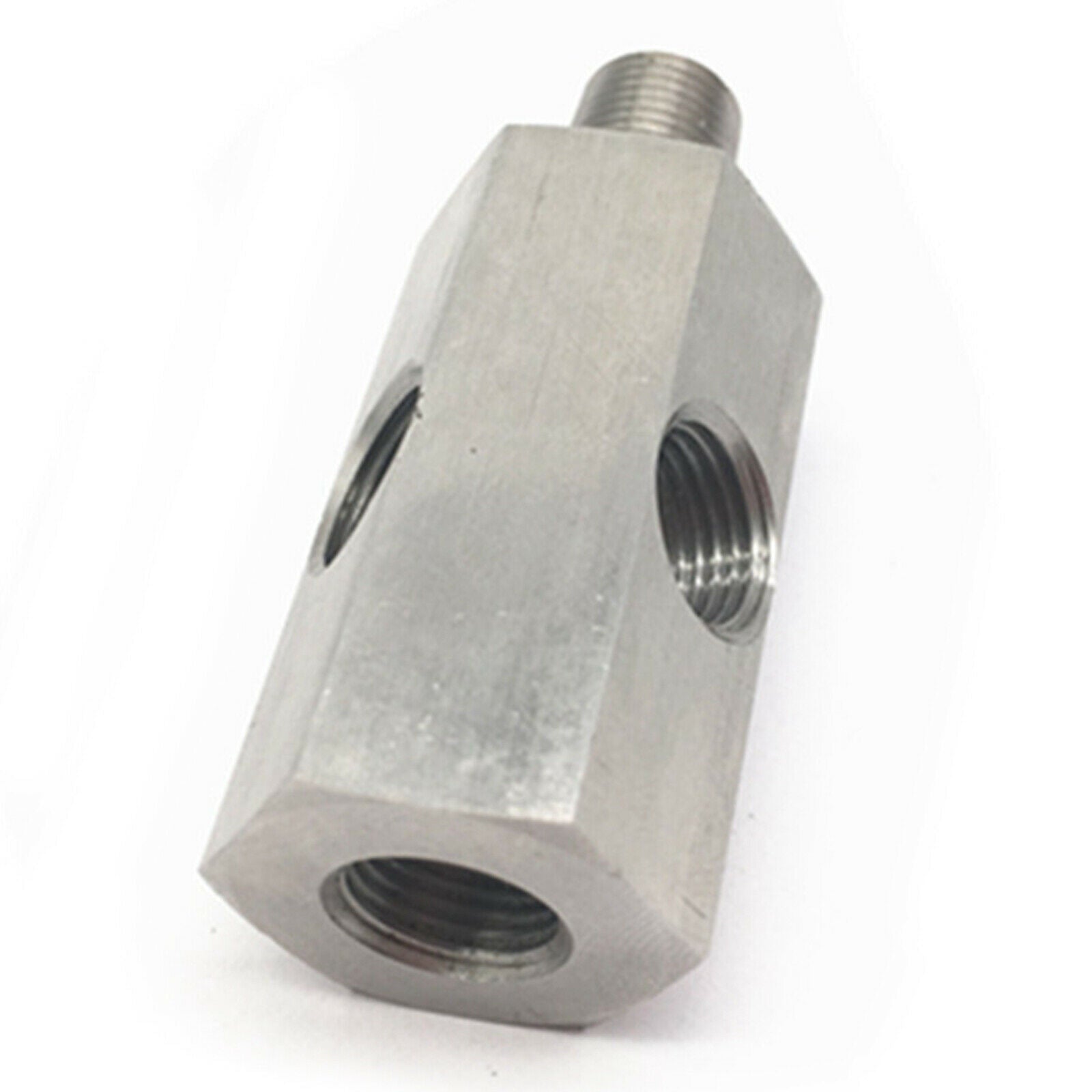 Stainless Steel 1/8in BSPT Oil Pressure Sensor Tee to NPT Adapter Parts