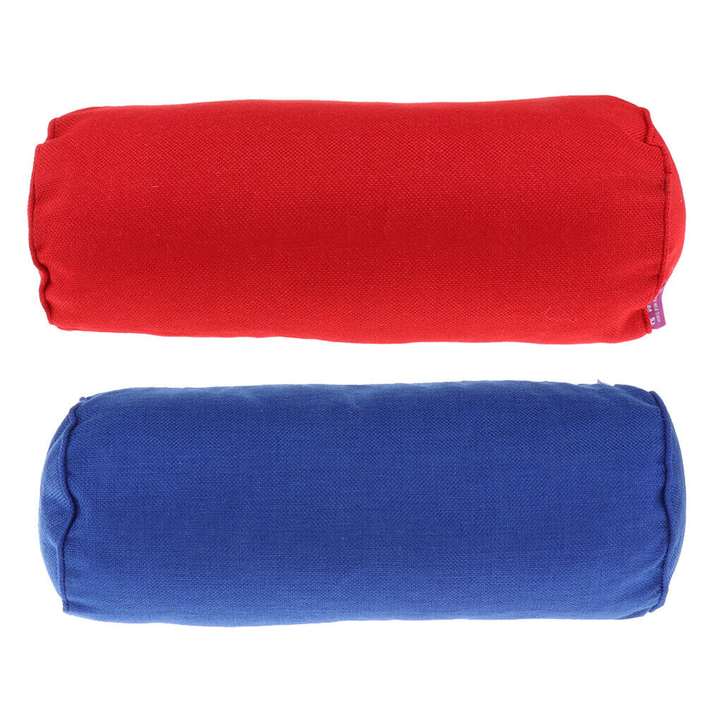 2X Orthopedic Neck Roll Pillow Round Cervical Lumbar Foot Support Pillow