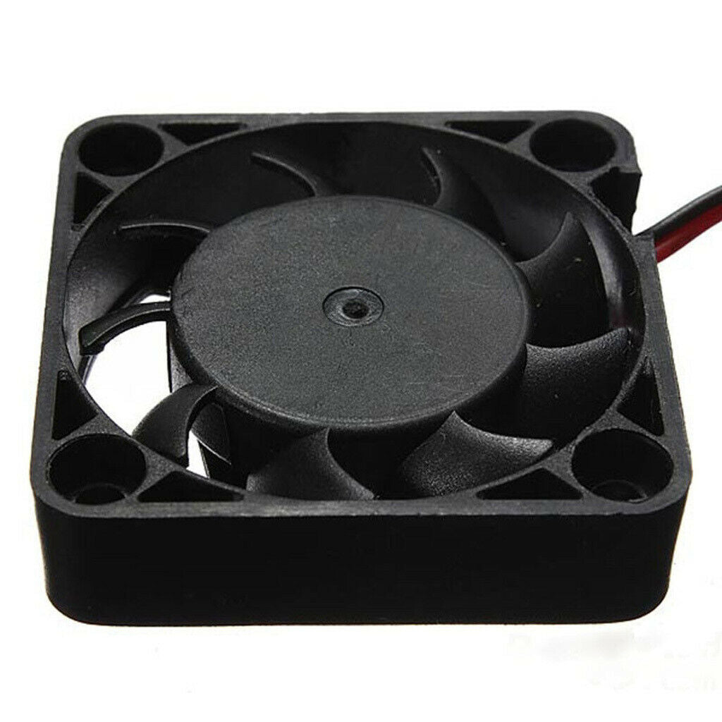 DC 2Pin Mini Plastic Tabletop Cooling Fan Cooler Grill For Desktop Case