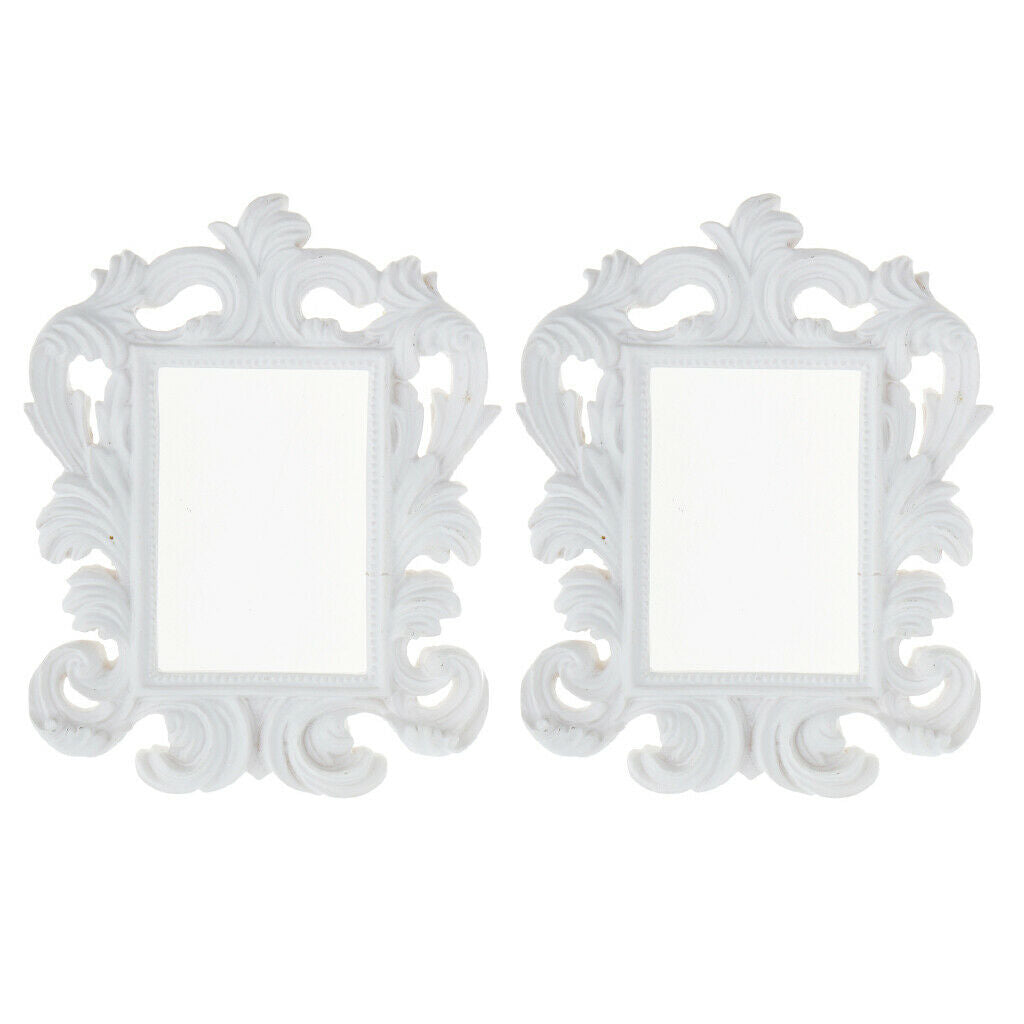 2x  Picture Photo Frame Wall Decoration Wedding Anniversary Gift Favor White