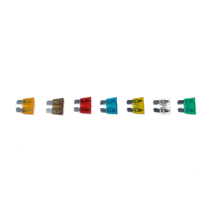 140x Nylon Mix Assorted Car Motorcycle Blade Fuse Kit 5-25A 30Amp w/Fuse Holder
